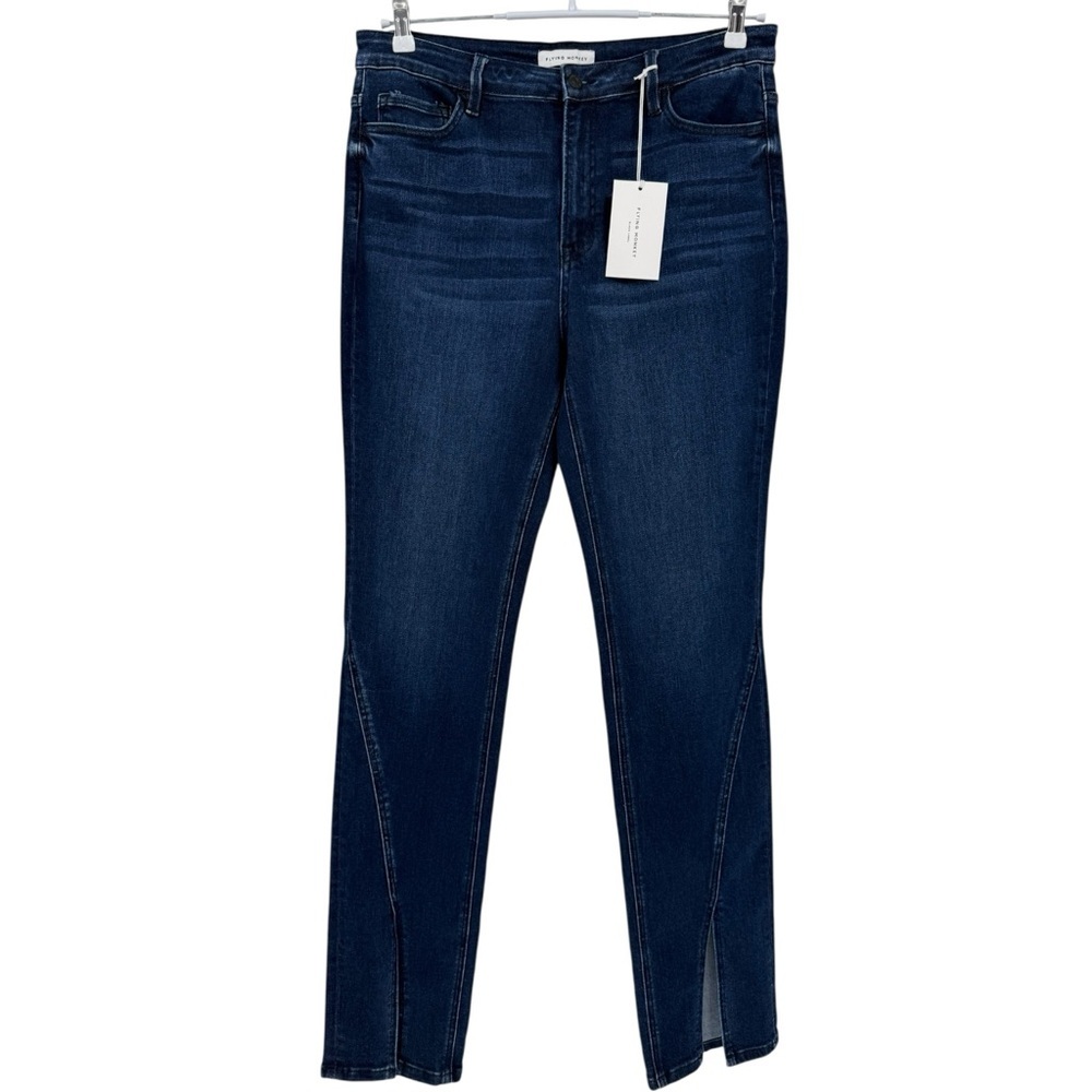 Flying Monkey Split Front High Rise Slim Straight… - image 3